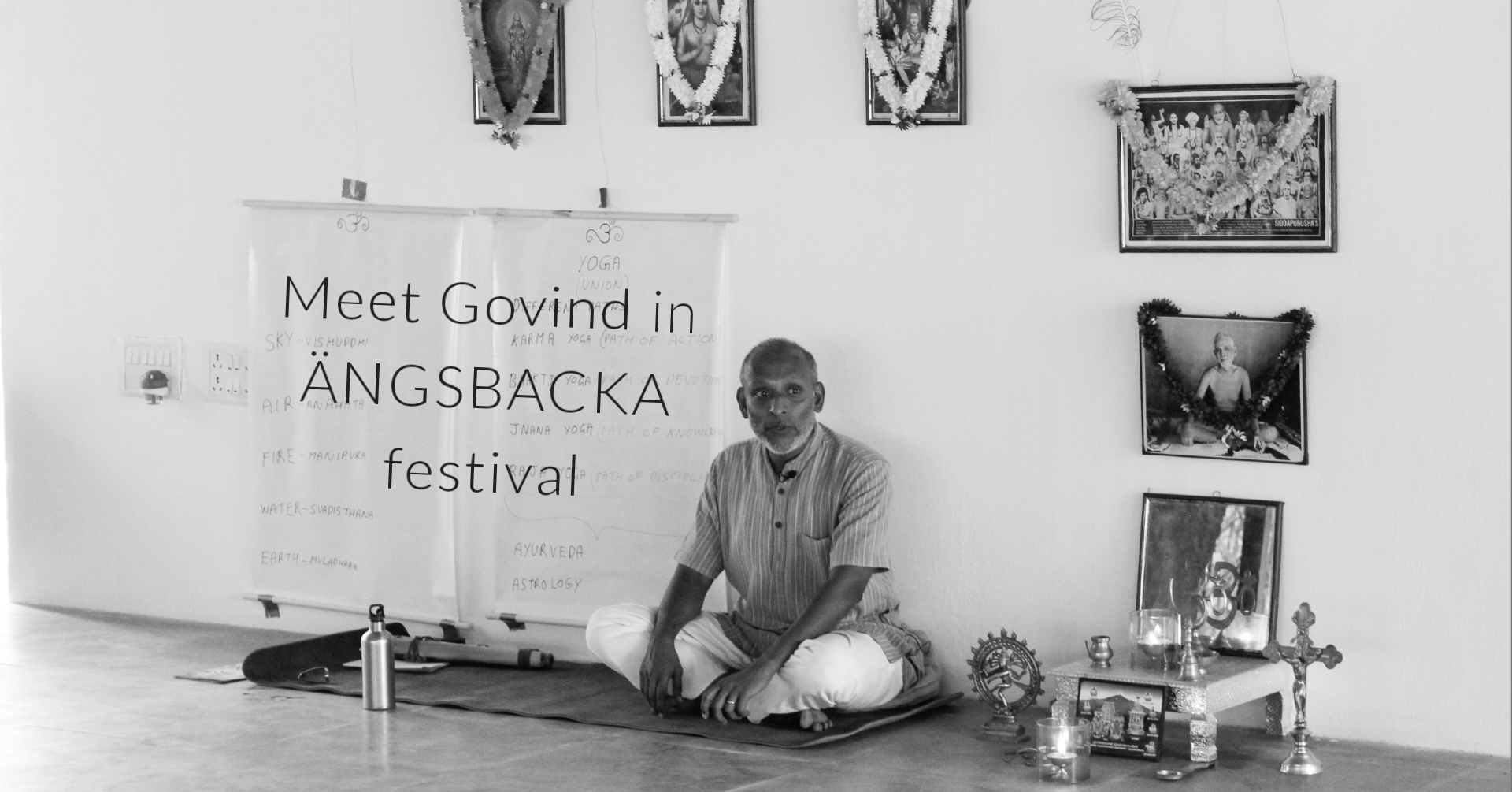 Meet Govind in Ängsbacka Yoga Festival-14th to 20th July- Sweden - Santhi  Yoga
